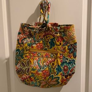 Vera Bradley Retired Provençal Pattern Drawstring Backpack